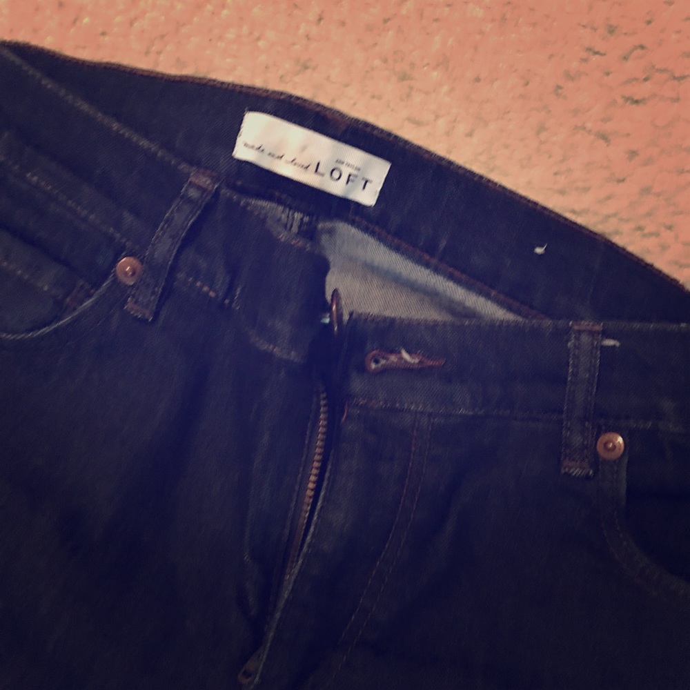 Never worn Anne Taylor dark denim